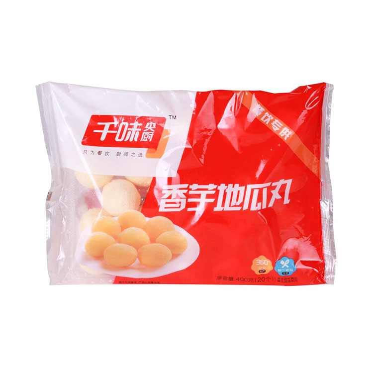 千点香芋地瓜丸油炸小吃速冻油炸点心西式炸鸡汉堡原材料