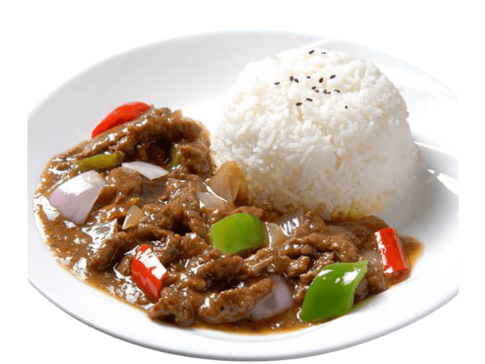 伍氏【德克萨斯黑椒牛肉】快餐外卖冷冻速食料理包