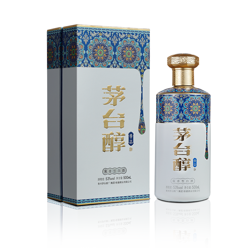 53度酱香型粮食白酒500ml*6瓶茅台醇 尊品（景泰蓝）