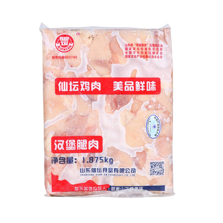 仙坛【去皮腿肉70-80g/片】去骨去皮非腌制汉堡鸡排