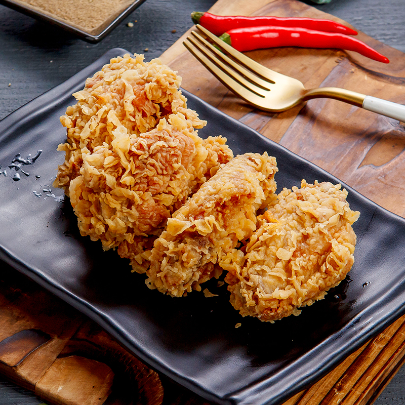 名荟宣-香辣鸡翅半成品1kg/包，香辣酥脆满口生香，一对一研发定制OEM代工