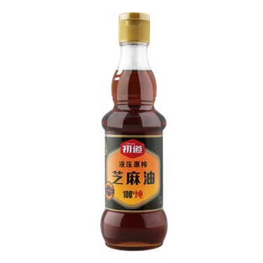 初道 100%纯芝麻香油450ML 凉拌调味火锅蘸料