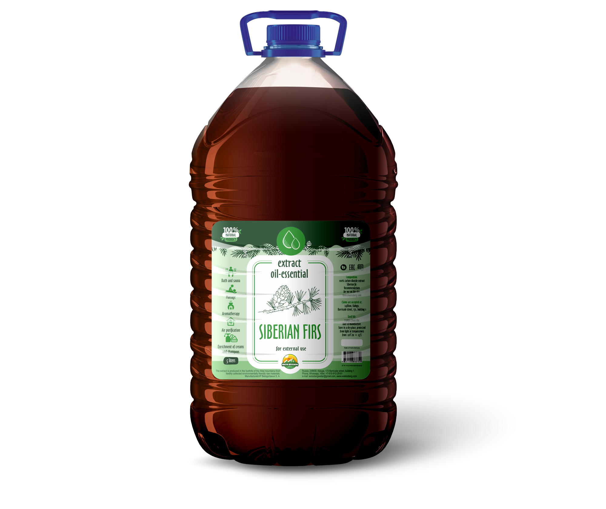 Extract oil-essential Siberian Firs