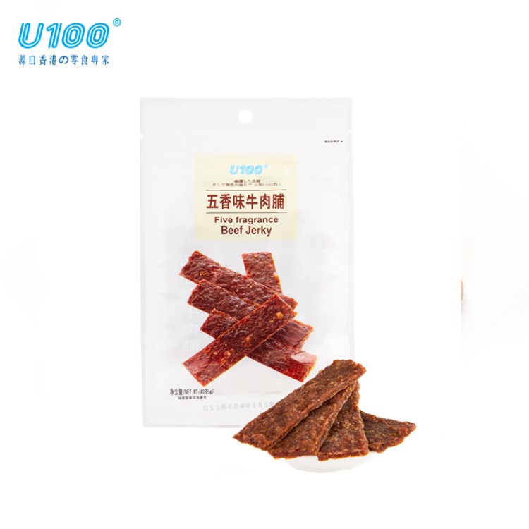 U100五香牛肉脯40g*24包*5箱