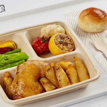 精选商务午餐 (西式菜单）烤春鸡腿套餐