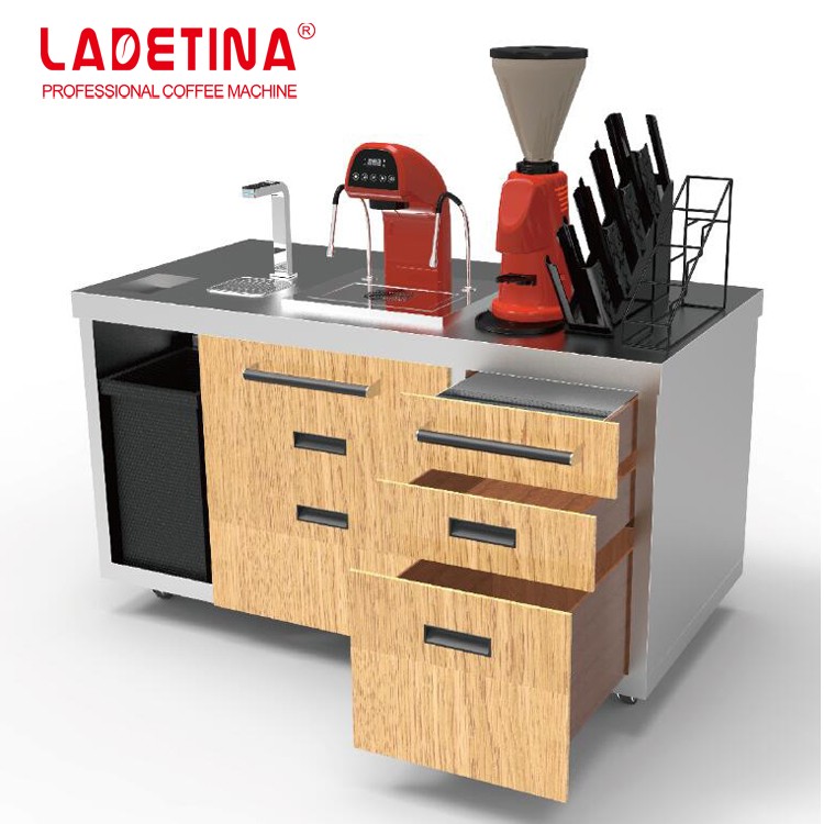 Ladetina MK-1曼巴桌面嵌入式单双头咖茶机咖啡机