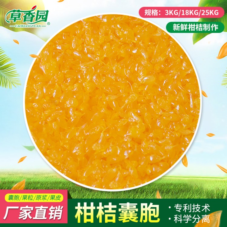 柑桔果粒 粒粒橙 饮料奶茶专供