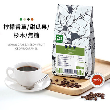 TO精品咖啡豆印尼苏门答腊曼特宁镜湖湿刨法200g