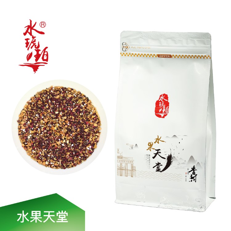 水琥珀 水果天堂 散茶500g 袋装 果粒茶系列