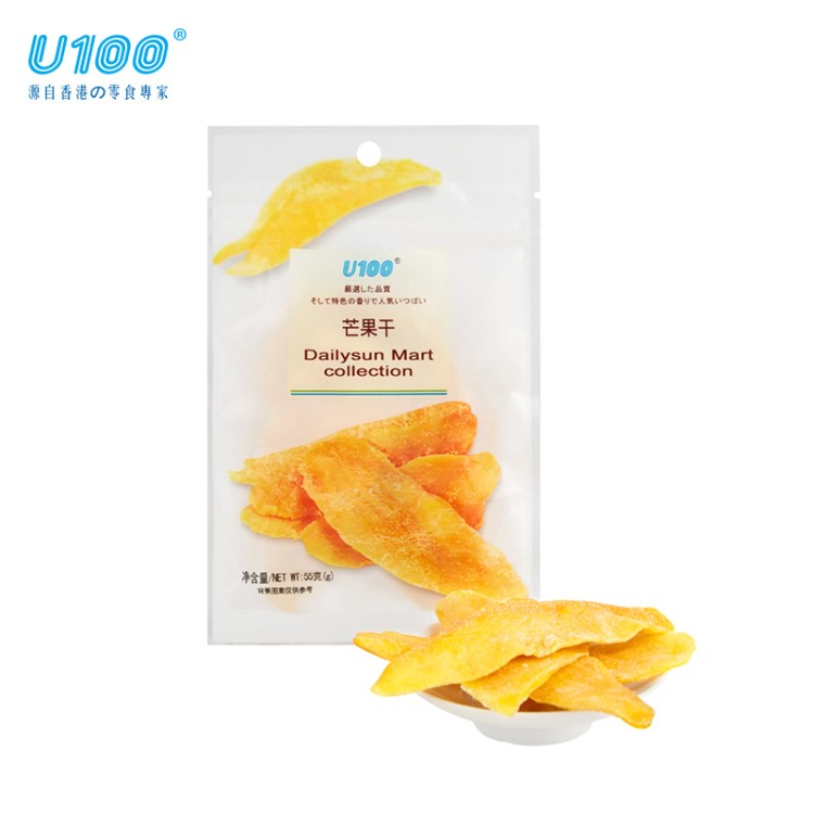 U100芒果干55g*10包