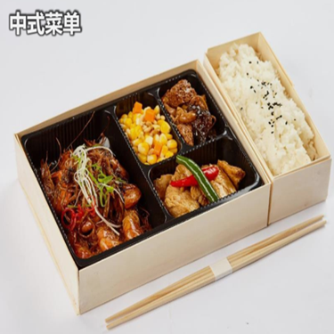 精选商务午餐（中式菜单）干烧大虾白菜