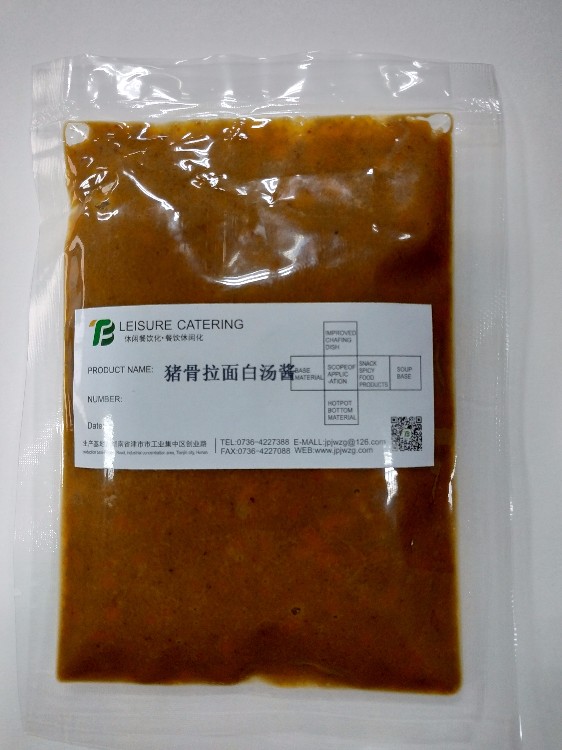 猪骨拉面白汤酱