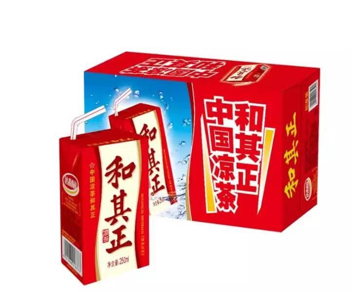 和其正凉茶饮料250ml*24盒箱装植物饮料 清火气养元气
