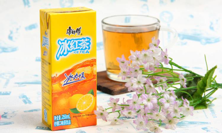 康师傅 冰红茶 果味饮品250ml*24盒整箱装即饮