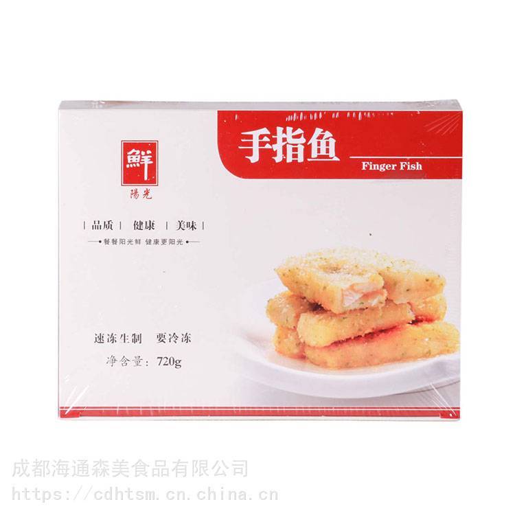 阳光鲜手指鱼/深海鳕鱼条/中西快餐原料 16条*720g*12盒