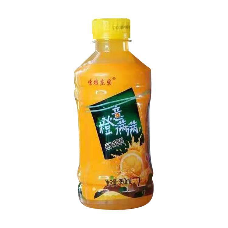 味雅庄园橙意满满甜橙味饮料外卖自助餐350ml瓶装
