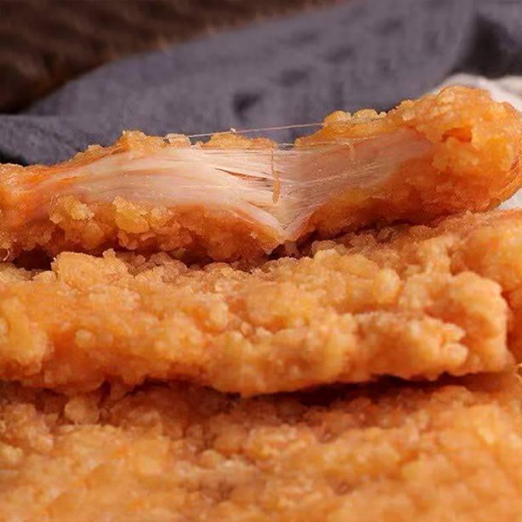 餐饮小吃原料 裹粉鸡排125g小 汉堡鸡排20片/袋