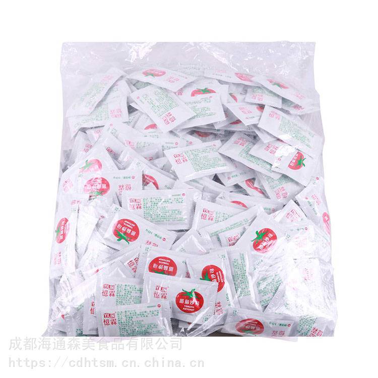 忆霖番茄沙司/小茄包汉堡店手抓饼薯条披萨番茄酱 600袋*1箱