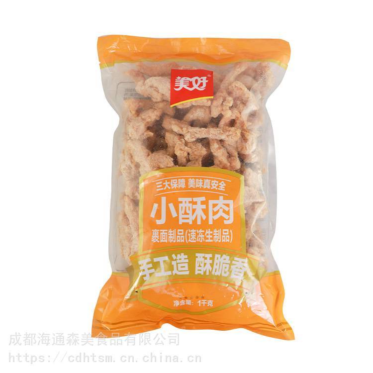 美好鸡肉酥肉/鸡肉鸡柳条冷冻油炸半成品/四川冒菜火锅食材 1kg*10袋